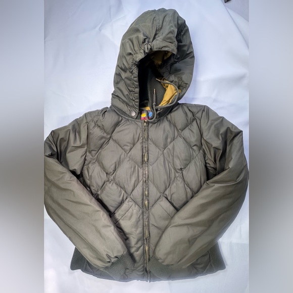 Eddie Bauer Jackets & Blazers - Eddie Bauer EB550 Premium Goose Down Puffer Jacket - Olive Green - Women’s M